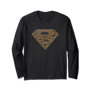 Superman Aztec Shield Long Sleeve T-Shirt